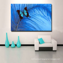 Digital Colorful Butterfly Leaves on Canvas Prints for living room